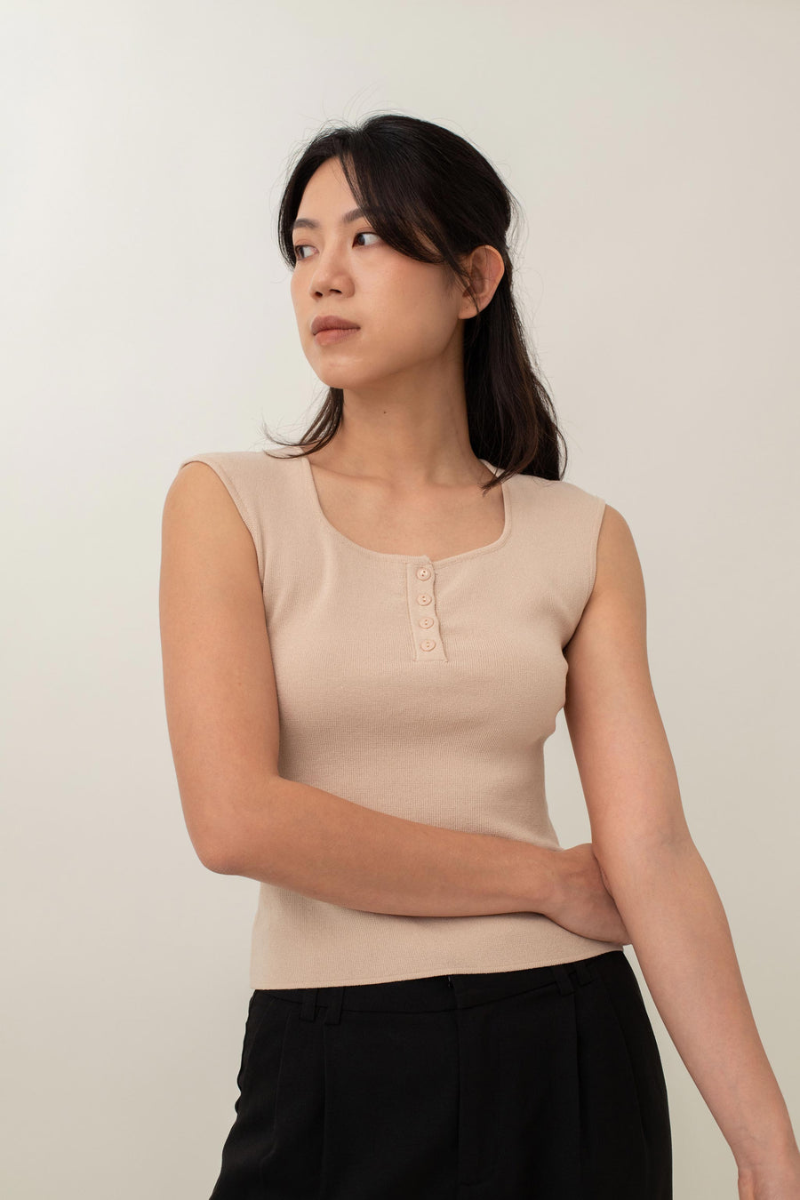 Daisy Button Top