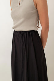 Luna skirt is all about effortless style and comfort! The gathered waist not only flatters your figure but also feels comfy, so you can wear it all day long. Its full flare design lets you move freely, whether you're twirling on the dance floor or just strolling through town.