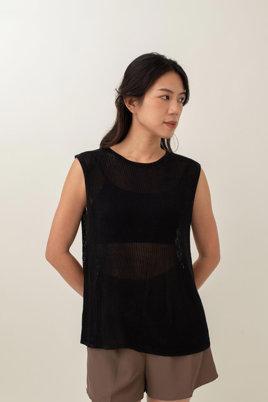 Selene Mesh Top