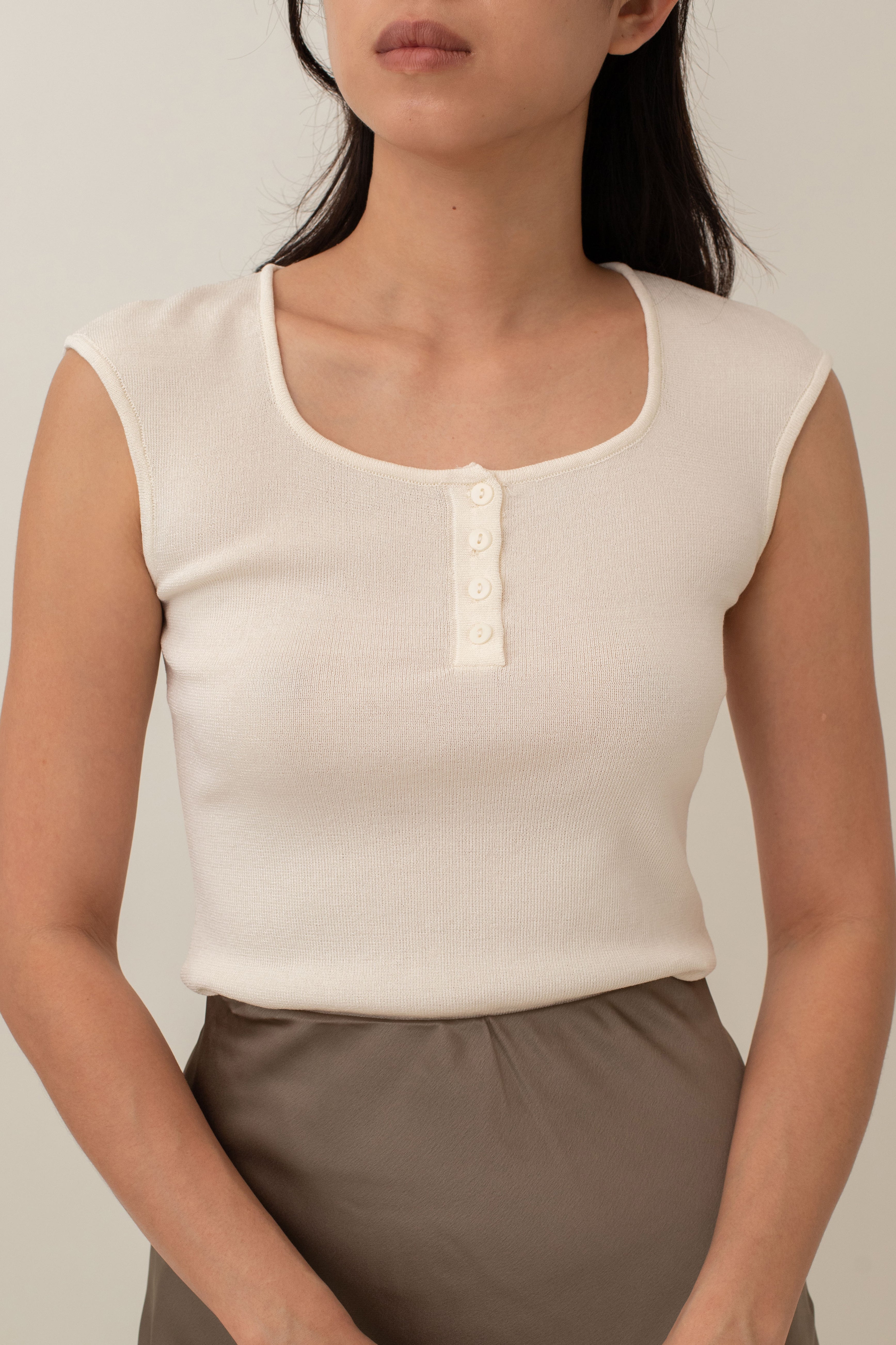 Daisy Button Top