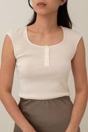 Daisy Button Top