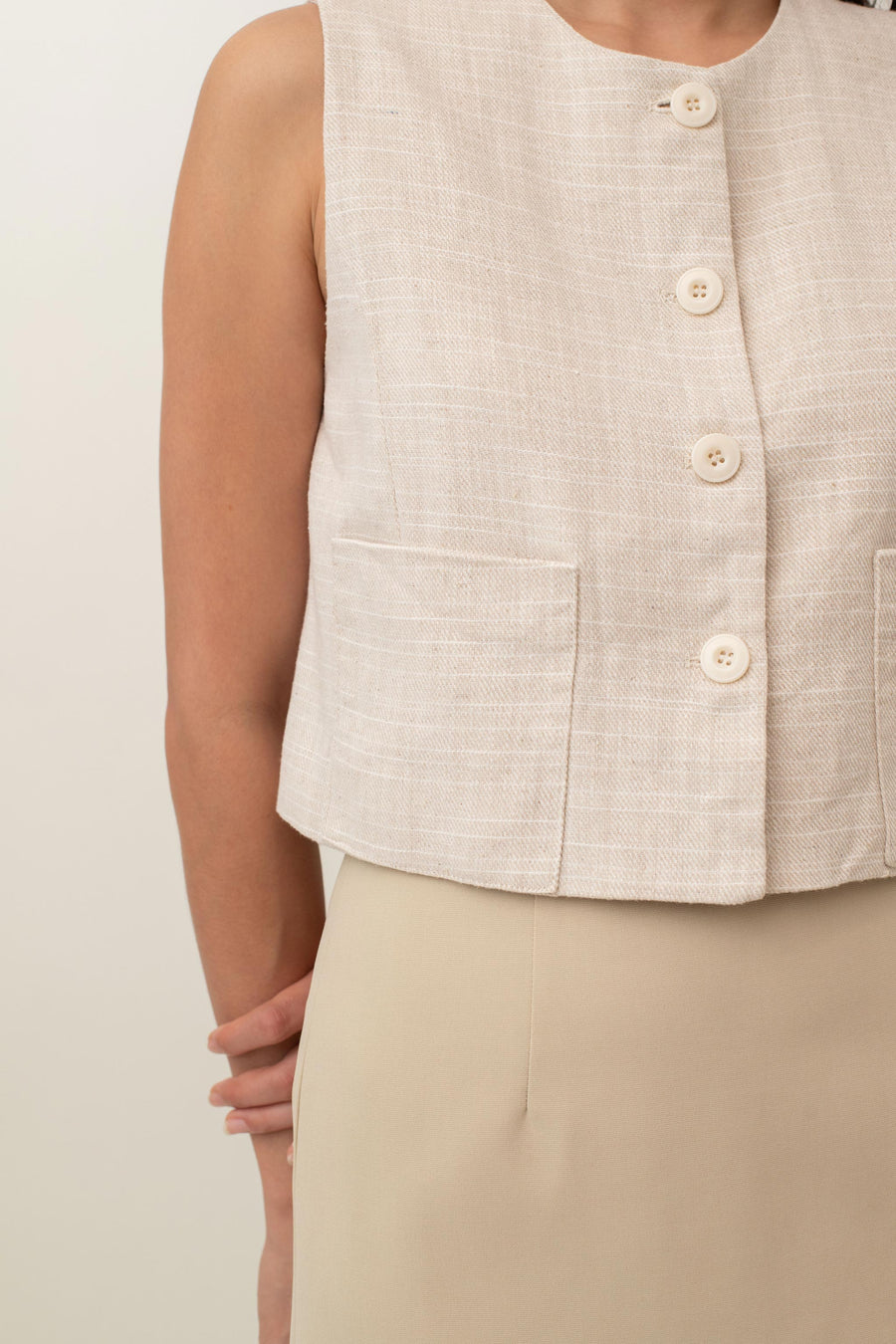 Kaia Tweed Vest