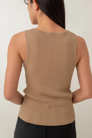 Olivia is your go-to for a chic, everyday look. With its ribbed texture and comfy stretch, this fitted top hugs your curves perfectly. The notched neckline adds a touch of flair, giving it a polished edge. Style it with jeans for a laid-back vibe or pair it with a skirt for a more dressed-up look.