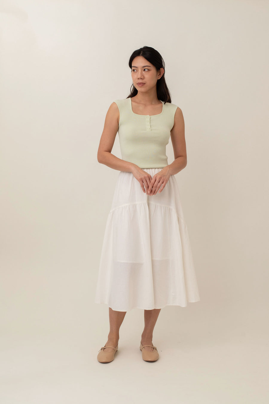 Daisy Button Top
