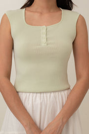 Daisy Button Top