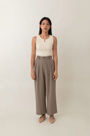 Olivia is your go-to for a chic, everyday look. With its ribbed texture and comfy stretch, this fitted top hugs your curves perfectly. The notched neckline adds a touch of flair, giving it a polished edge. Style it with jeans for a laid-back vibe or pair it with a skirt for a more dressed-up look.